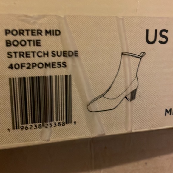 Women Michael Kors Porter Mid Bootie Merlot Stretch Suede Sock Boot Size 11M - Picture 4 of 5